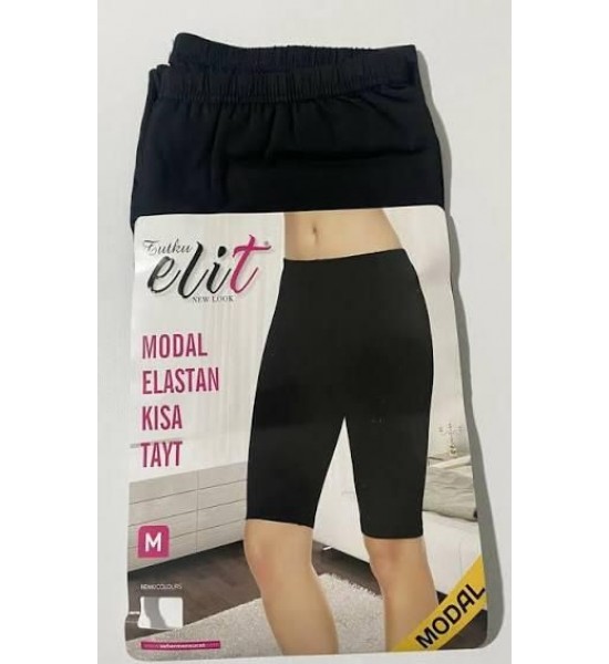 Elit Modal Elastan Kısa Tayt 